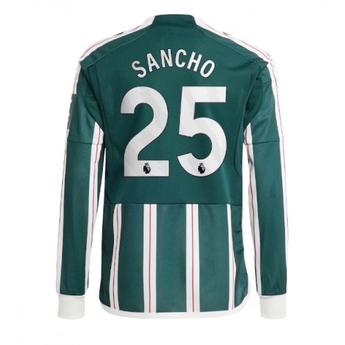 Maillot de foot Manchester United Jadon Sancho #25 Extérieur 2023-24 Manche Longue
